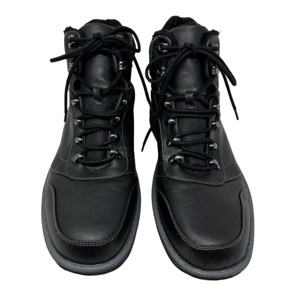 Call it Spring men black vegan leather booties size 11 - Picture 1 of 7